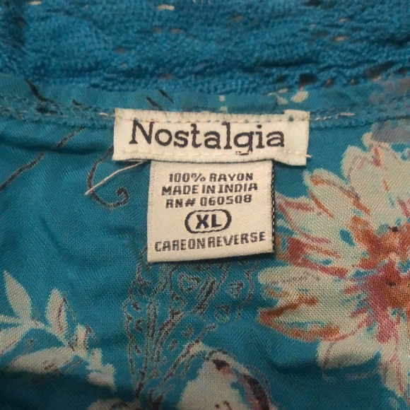 Nostalgia beach cover up - Picture 2 of 4